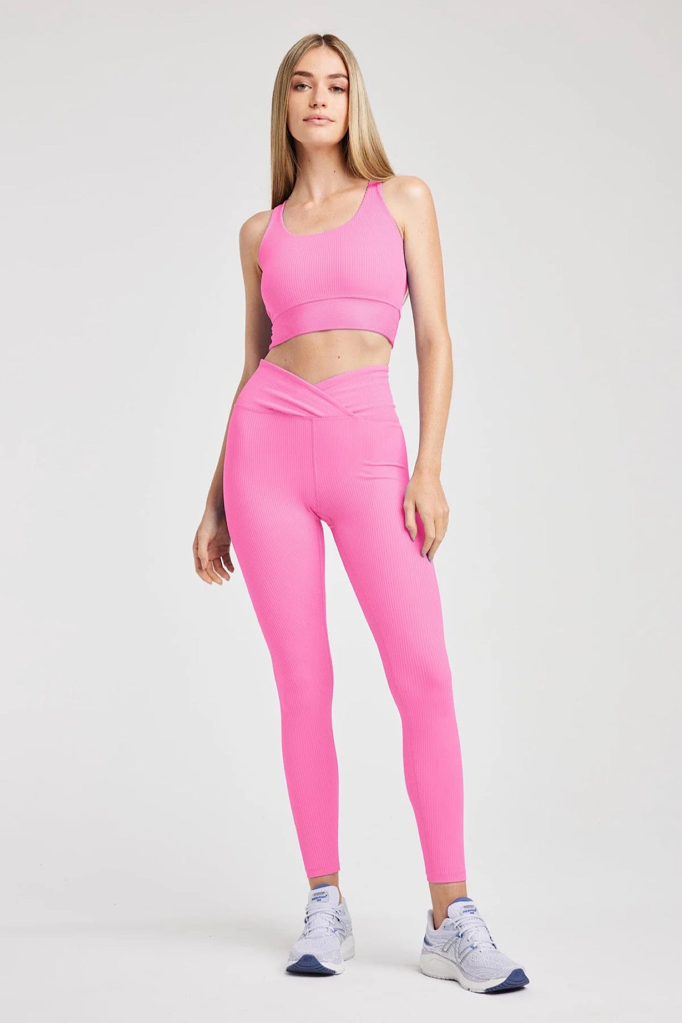 Hot Pink Ribbed Veronica Legging by Year of Ours – cotidien